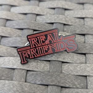 Real Friends Band Merch Stranger Things Pin